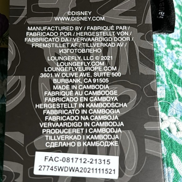 NWT Loungefly Disney Bambi Floral Portrait Cardholder BoxLunch Exclusive - Picture 5 of 5